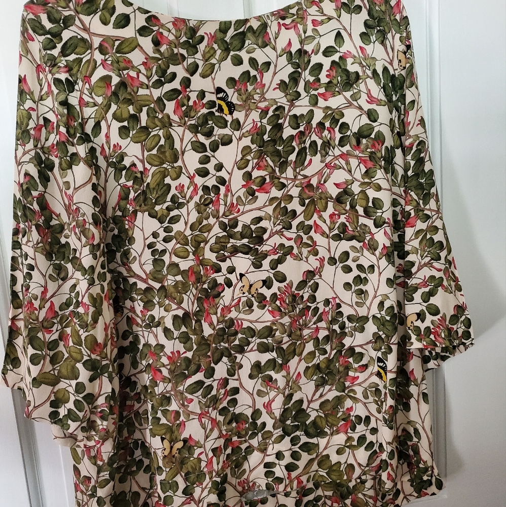 H&M Floral Tunic Top